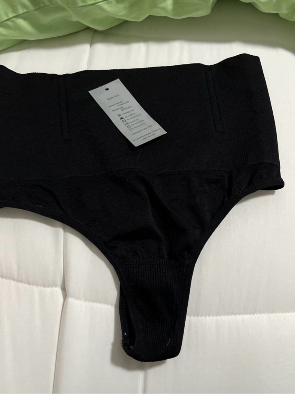 TUMMY TRIM THONG! Brand new with tags! Black High-Waist Seamless Thong Shapewear